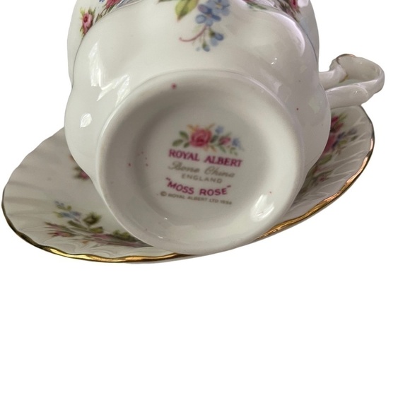 Stanley, Pansies, teacup and saucer, bone China, made in England. - Picture 3 of 4